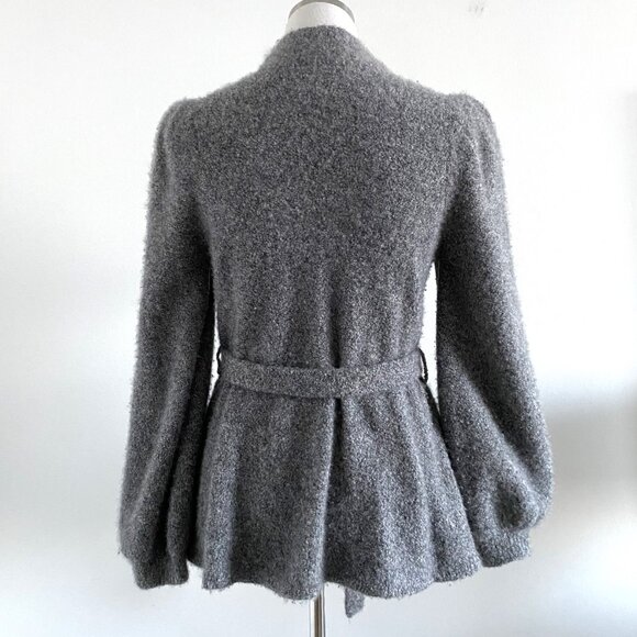 CO Cashmere Mock Neck Sweater Gray - Picture 7 of 11